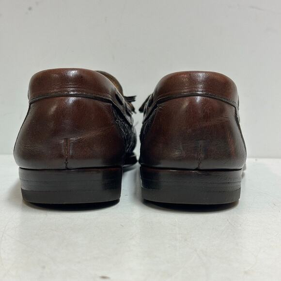 NEW HEELS Rancourt & Co x Cole Haan Crocodile Tassel Loafers Exotic USA 10 D